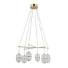 Lampa wisząca Alani złota LED 3000K Italux PND-34375-6-HBR