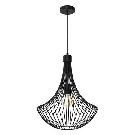 Lampa wisząca CESTA BLACK 1xE27 Milagro MLP8670