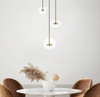 Lampa wisząca ENCELADUS LED złota potrójna Zuma Line P0428-03L-L4AC