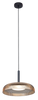 Lampa wisząca z okragłym karbowanym tworzywem 3000K LED SOLVIA Zuma Line P230757601