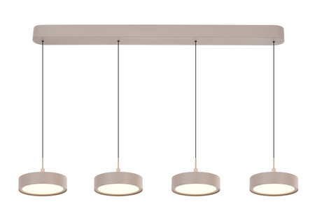 Lampa wisząca czwórka prosta Valensole kaszmirowa Aviano Lighting 7062-413