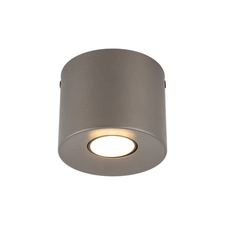 Okragła tuba o średnicy 11cm w odcieniu brązu ORION S NEW BROWN 1XGU10 Tk Lighting 11340