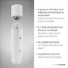Lampa wisząca tuba biała bezprzewodowa akumulatorowa ładowana USB ATTACH Just Light 18281-16