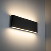 Płaski kinkiet elewacyjny czarny góra-dół LED 3000K AREW black IP54 Tk Lighting 18186