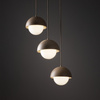 Potrójna lampa wisząca z białymi kulami BONO SABIA 3XG9 Tk Lighting 10720
