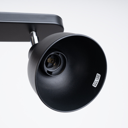 Plafon ELBA 2 czarny Sollux SL.1317