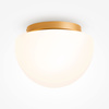 Szklana lampa sufitowa z białym kloszem 31,5cm 1xE27 Glassy MOD270CL-01G Maytoni