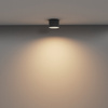 Czarna natynkowa tuba o średnicy 9cm LED 3000K Vega C089CL-8W3K-B Maytoni
