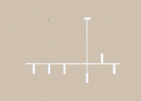 Lampa wisząca TREVO 6 WHITE Aldex 1104K