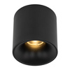 Czarna tuba sufitowa natynkowa o średnicy 9,6cm  LED 3000K BLAZE BLACK 18W Tk Lighting 18143