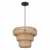 Lampa wisząca z bambusa 1xE27 Tulum Milagro ML2586