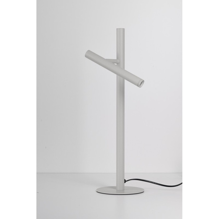 Biała prosta lampka stołowa kierunkowa LED 3000K TROST TABLE WHITE Azzardo AZ7201