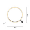 Lampka stołowa okrąg antracyt RITUS LED 3000K Just Light 15390-13