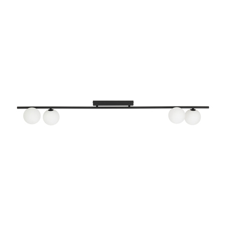 Czarna poczwórna listwa sufitowa z kulami IMELO BLACK LAMPA SUFITOWA 4XG9 Tk Lighting 11477