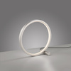 Lampka stołowa okrąg srebrna MINI RITUS LED 3000K Just Light 15395-21