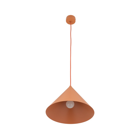 Stożkowa lampa wisząca o średnicy 33,5cm CONO L SALMON 1XE27 Tk Lighting 11385