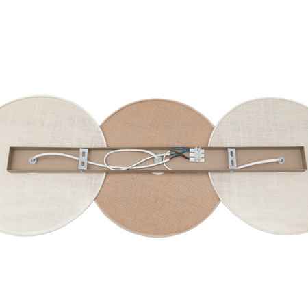Lampa sufitowa Carter 3xE14 Biały + Natural Milagro MLP0228