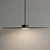 Duża minimalistyczna lampa wisząca czarny talerz z regulacją kąta zawieszenia PIATTO 1xGX53 fi 55cm Milagro MLP2917