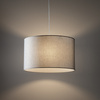 Lampa wisząca szary abażur o średnicy 50cm 1xE27 HOTEL MOOD Nowodvorski 11791