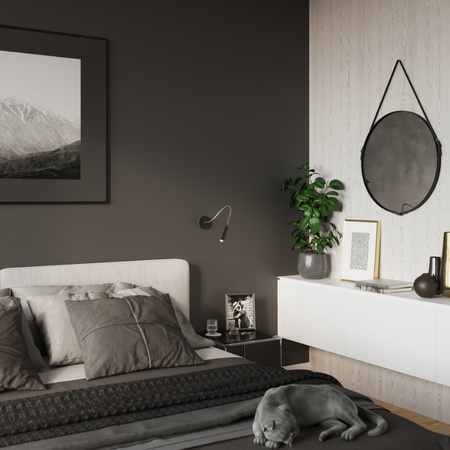 Kinkiet AXIL czarny Sollux SL.0910