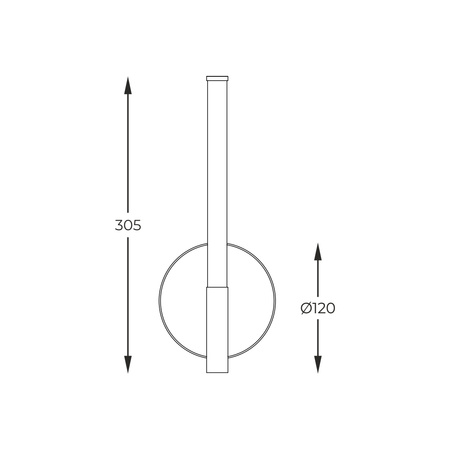 Kinkiet LAUTARO LED Zuma Line 1007 - eleganckie oświetlenie ścienne w nowoczesnym stylu