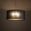 Lampa wisząca czarny abażur o średnicy 77cm LARGO BLACK 3XE27 Tk Lighting 11486