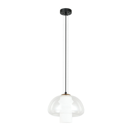 Lampa wisząca Feder 25cm 1xE27 Italux PND-61001B-BK