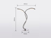Lampa stojąca Tokyo chrom Aviano Lighting 8326-0201