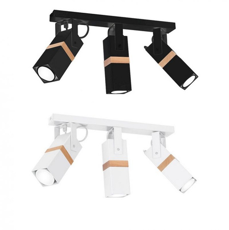 Lampa sufitowa VIDAR III WHITE BLACK Milagro MLP5402 MLP5407 - kolor do wyboru