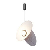 Nowoczesna lampa wisząca z czarnej tkaniny LED 3000K Evolution MOD396PL-L10BL3K Maytoni