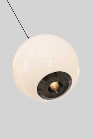 Lampa wisząca trójka okrągła LED Luberon czarny chrom Aviano Lighting 5051-305