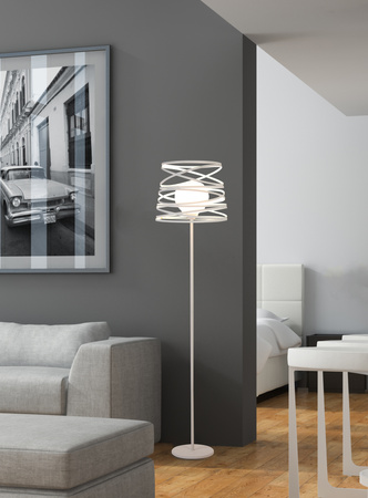 LAMPA PODŁOGOWA AKITA 1 BIAŁY Candellux 50601063