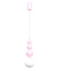 Lampa wisząca pojedyńcza BOULE PINK Milagro MLP1026