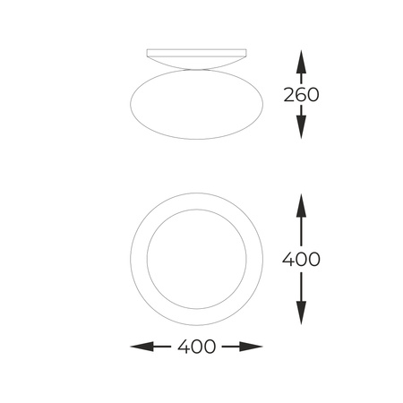 Lampa sufitowa OMI E27/E27 LED Zuma Line 1184