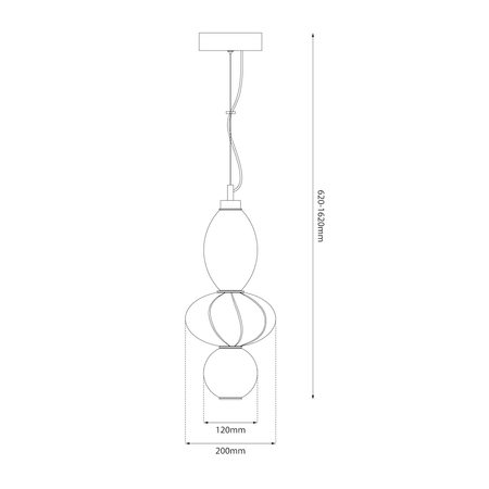Lampa wisząca ASCOLI 18W LED Milagro ML1420