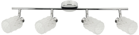 LAMPA TRANS LISTWA 4X40W G9 CHROM Candellux 94-03782