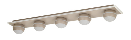 Lampa sufitowa - plafon piątka prosty Biarritz kaszmirowy Aviano Lighting 9047-613