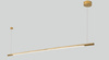 MAXLIGHT P0360 LAMPA WISZĄCA ORGANIC HORIZON 150CM ZŁOTA