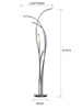 Lampa podłogowa Tokyo chrom Aviano Lighting 3326-0501