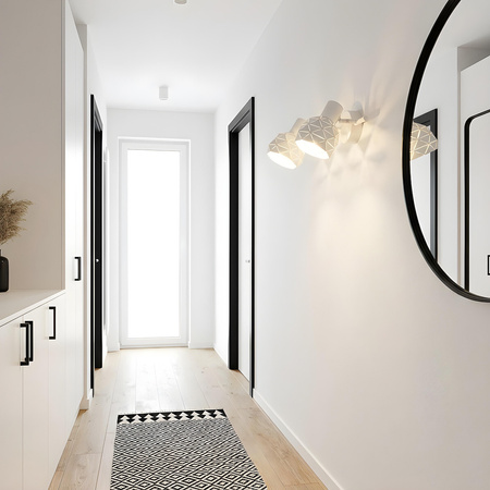 Kinkiet, spot Reus biały 2xE14 Light Prestige LP-8069/2WS WH