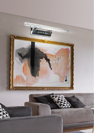 FORTE LED 3 LAMPA KINKIET 7W LED RURKA TRÓJKĄTNA Z WYŁĄCZNIKIEM CHROM Candellux 20-27030