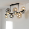 Lampa sufitowa z dymionymi i bursztynowymi kloszami POPSICLE Paul Neuhaus 6583-18