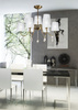 SORENTO LAMPA WISZĄCA 9X40W E14 PATYNA ABAŻUR BIAŁY Candellux 39-38173