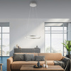 Lampa wisząca aluminiowy okrąg 39cm RITUS Just LIght LED 3000K z funkcją ściemniania SwitchMo 15393-95