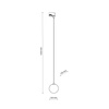 TRACER WHITE WHITE GLASS WISZĄCA 1 G9 TK Lighting 4886