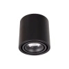 Czarna tuba sufitowa natynowa o średnicy 7cm LED 3000K IP44 Maxlight C0257 Fix
