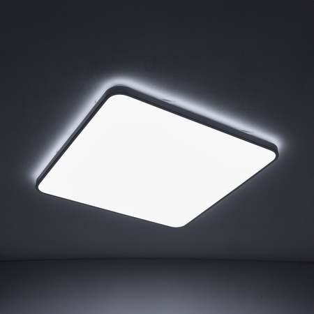 Kwadratowy biały plafon sufitowy 63cm 4000K IP44 AGNES SQUARE LED PRO Nowodvorski 10994