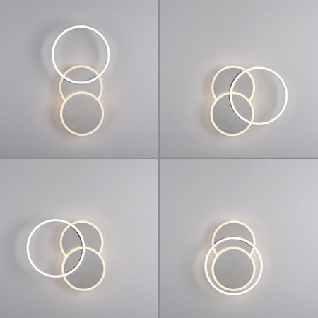 Lampa sufitowa okręgi SEVENT LED Leuchten Direkt 14116-55