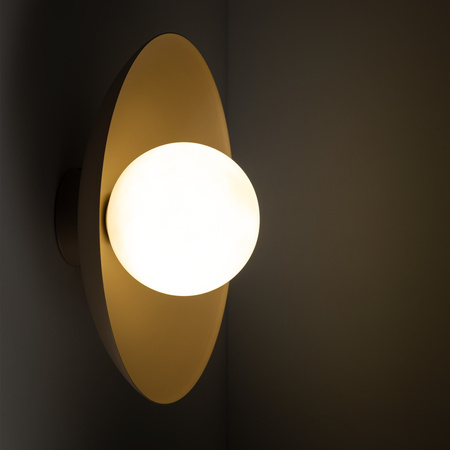 SLATE SABIA GLASS KINKIET 1XG9 TK Lighting 10936