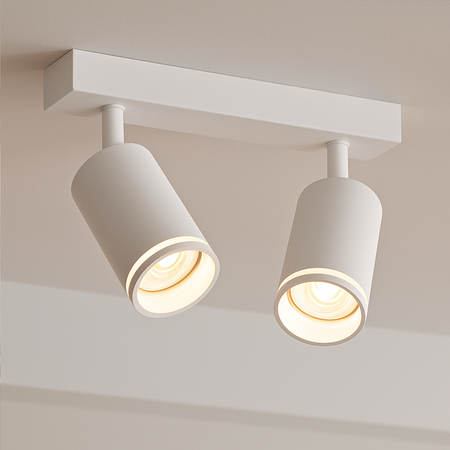 Oprawa Pipe Ring Spot Biały 2xGU10 Milagro ML2070